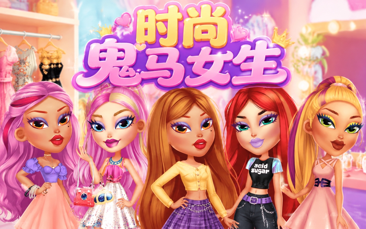 时尚鬼马女生