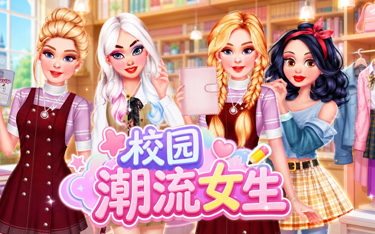 校园潮流女生