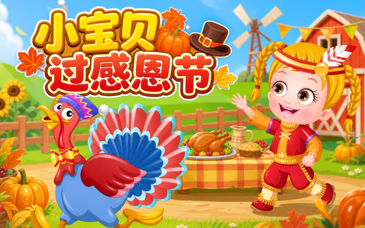 小宝贝过感恩节