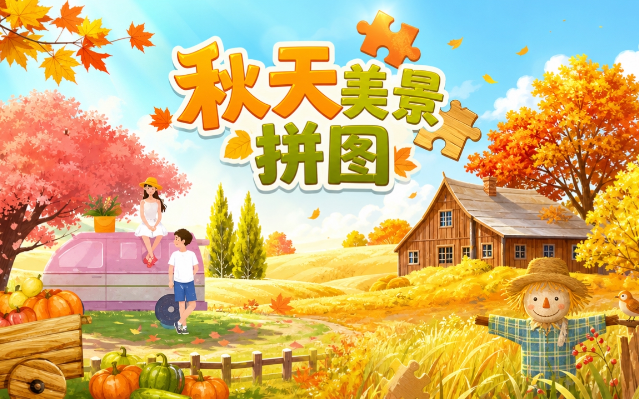 秋天美景拼图