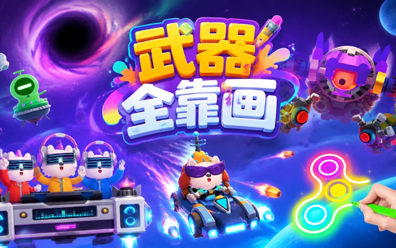 武器全靠画