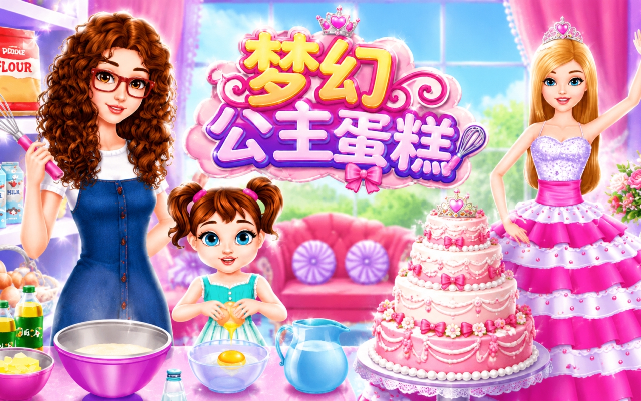 梦幻公主蛋糕