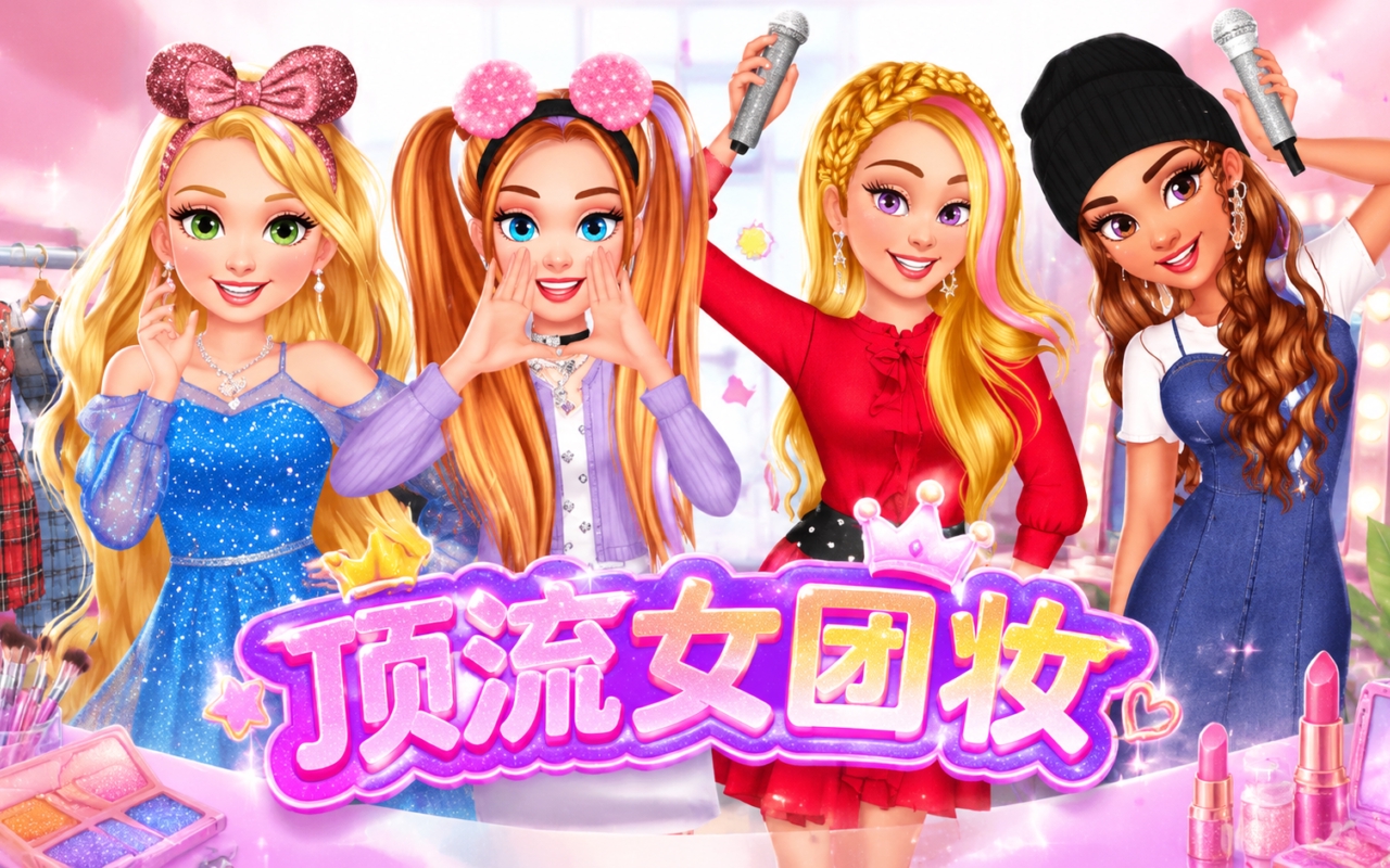 顶流女团妆