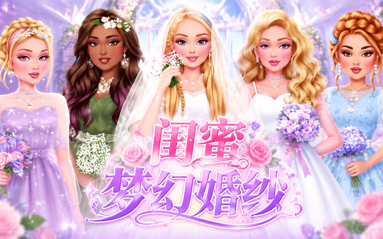 闺蜜梦幻婚纱