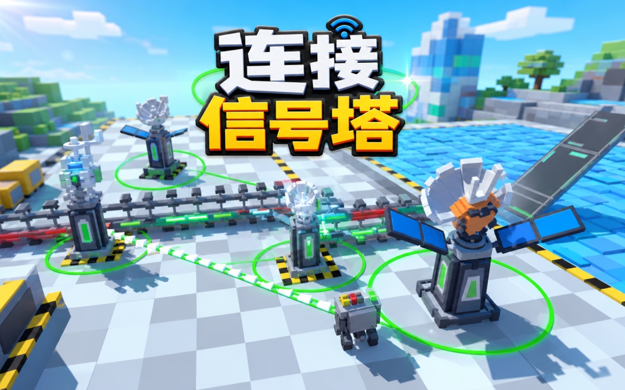 连接信号塔