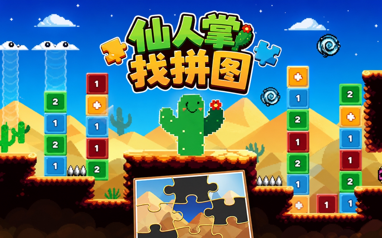仙人掌找拼图