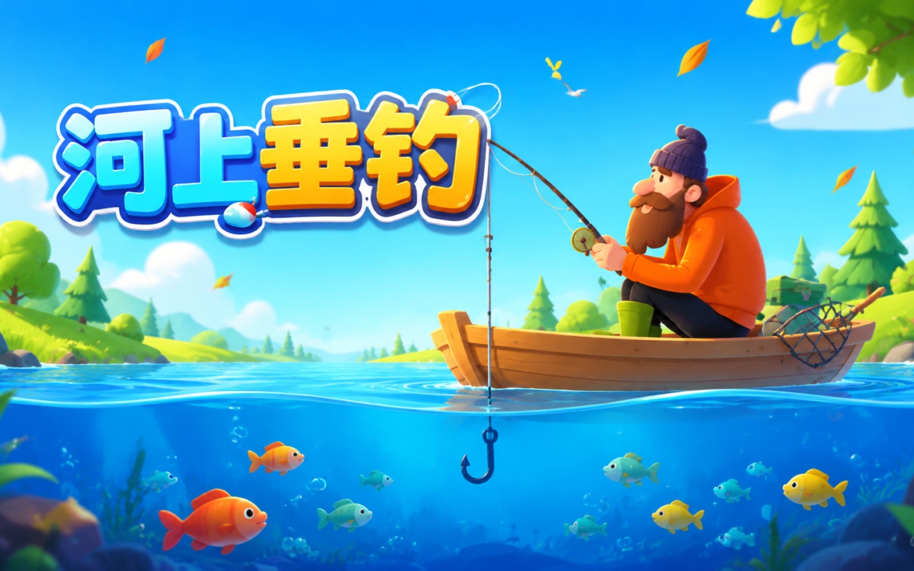河上垂钓