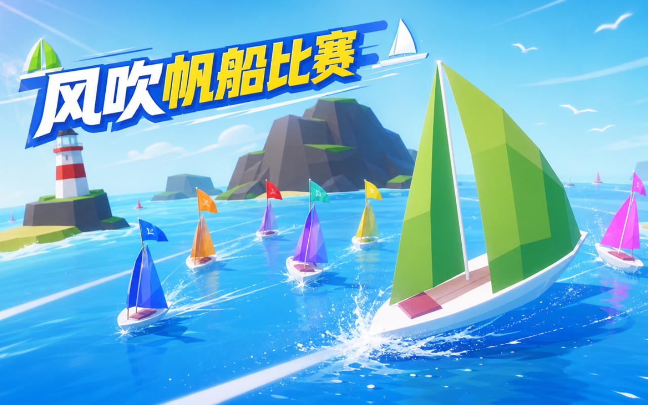 风吹帆船比赛
