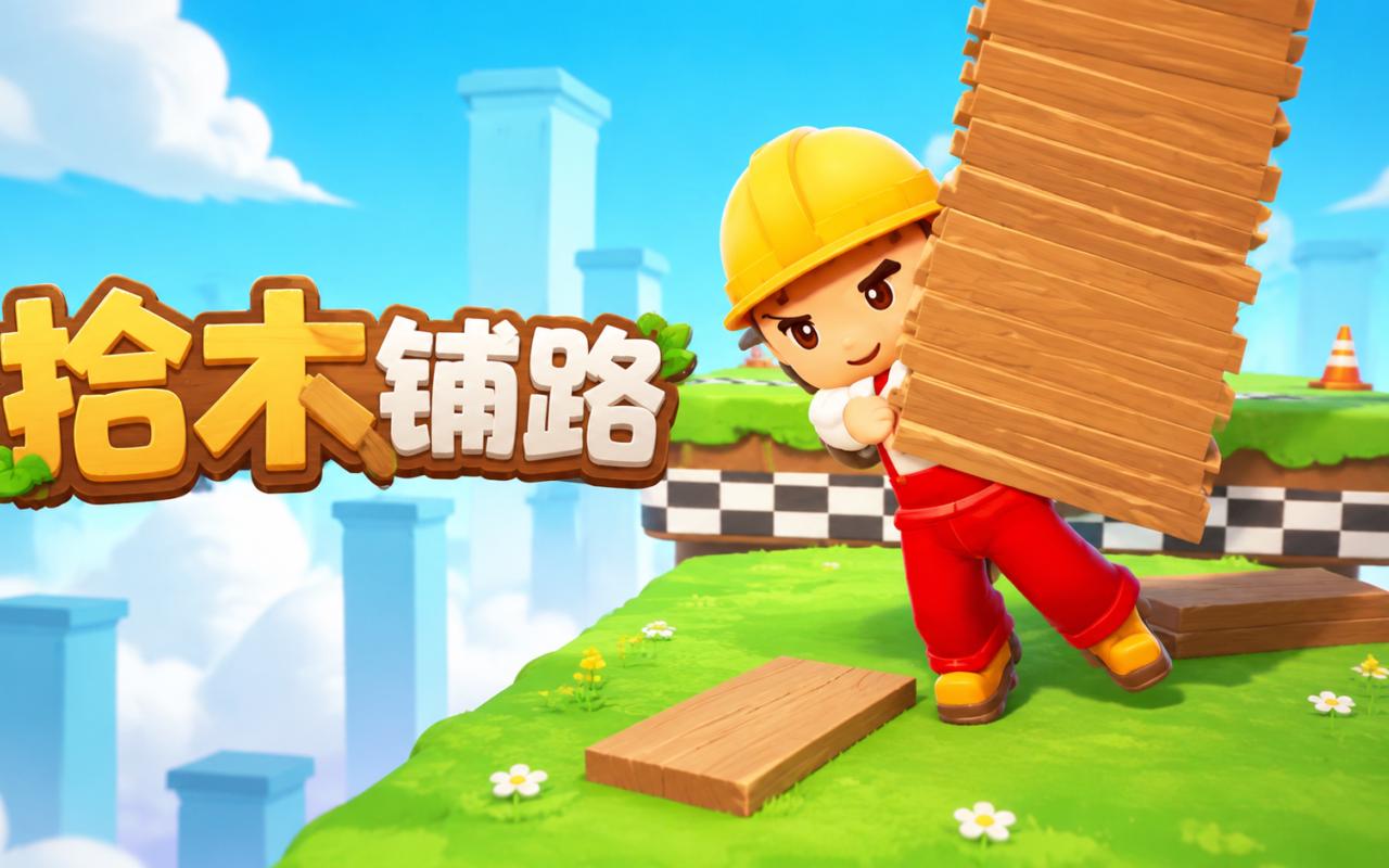 拾木铺路