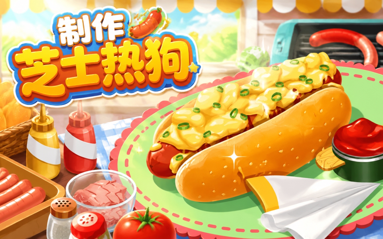 制作芝士热狗