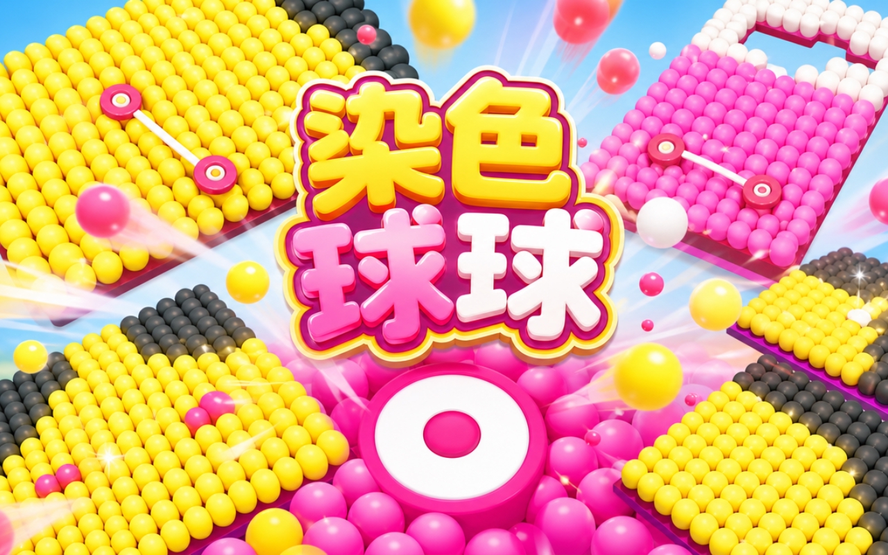 染色球球