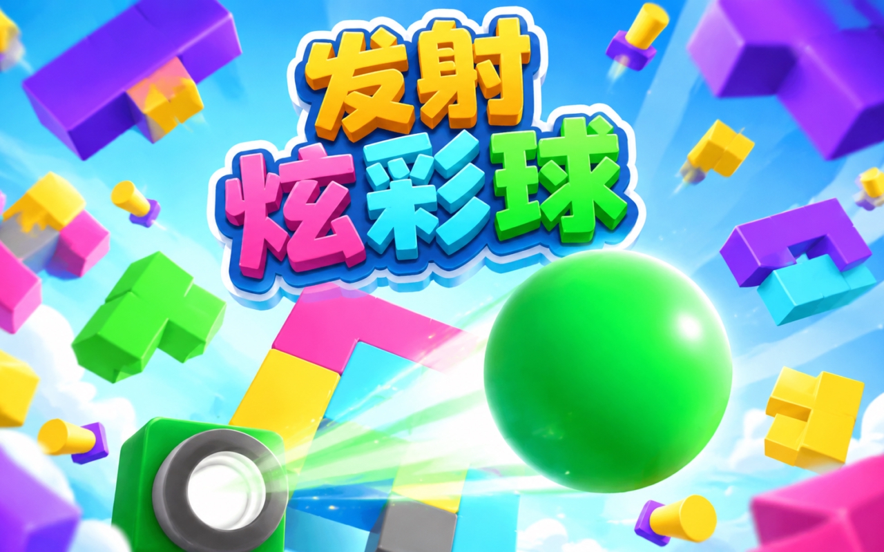 发射炫彩球