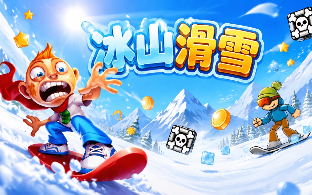 冰山滑雪