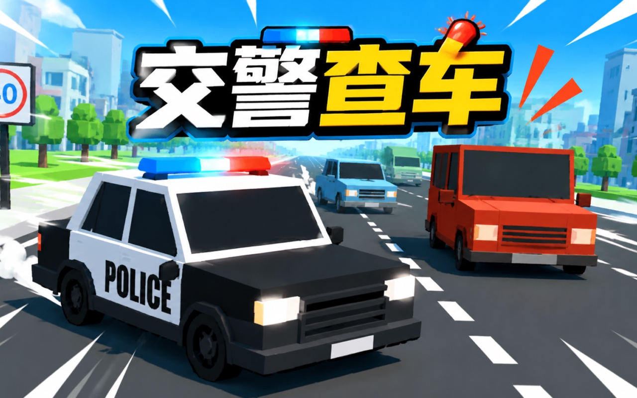 交警查车
