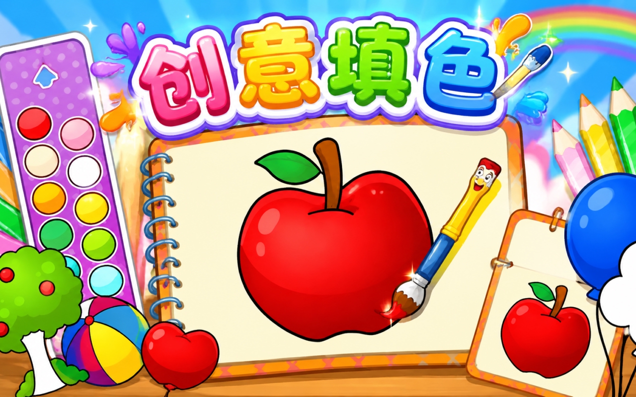 创意填色