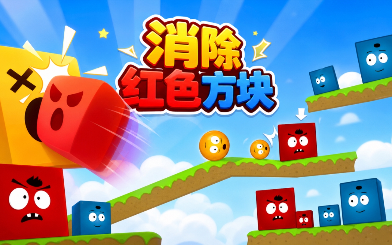 消除红色方块