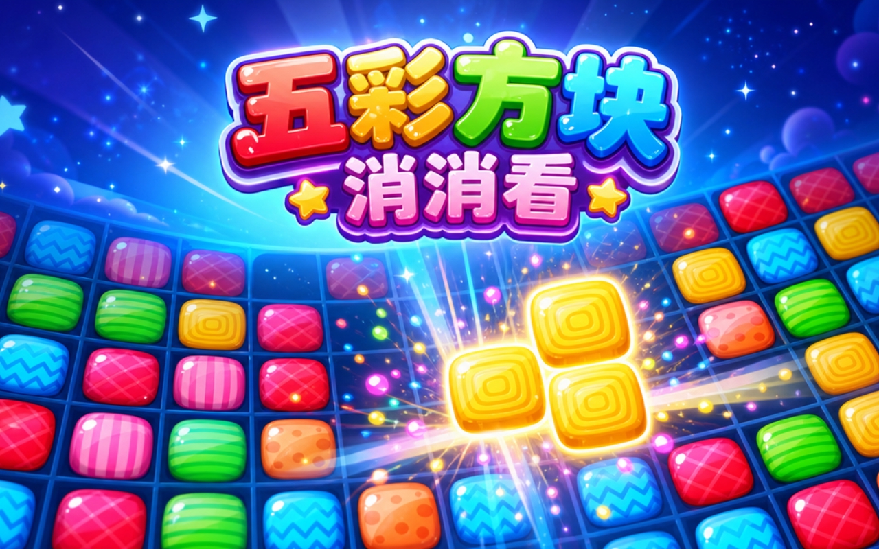 五彩方块消消看