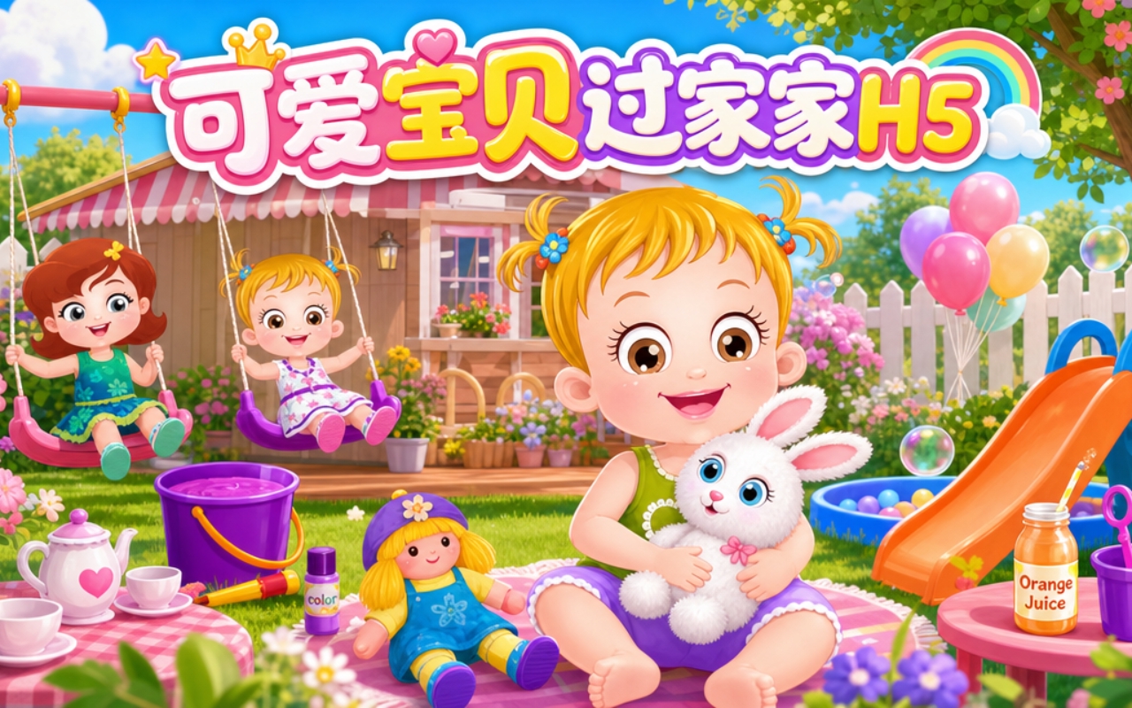 可爱宝贝过家家H5