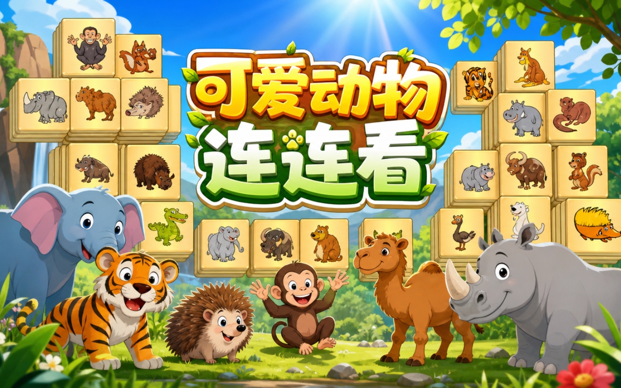 可爱动物连连看