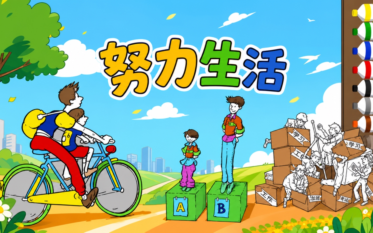 努力生活
