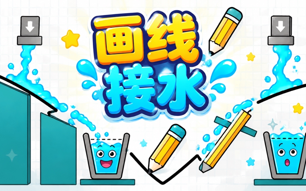 画线接水