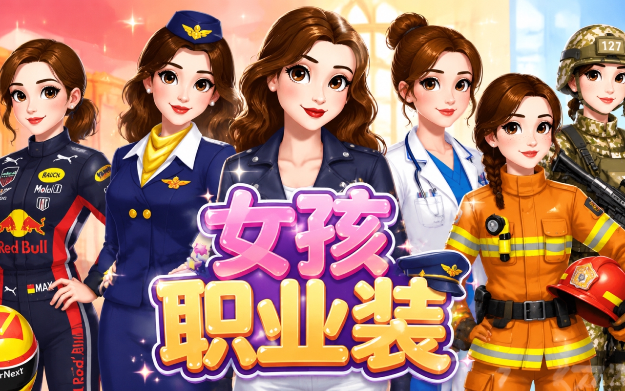 女孩职业装
