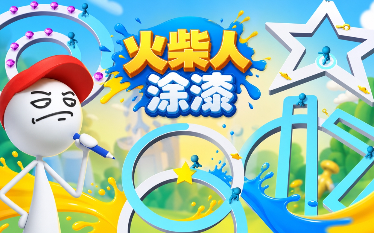火柴人涂漆