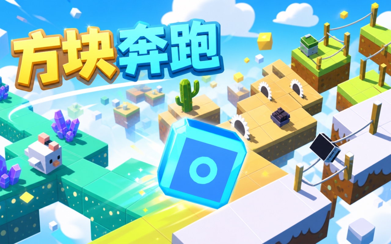 方块奔跑