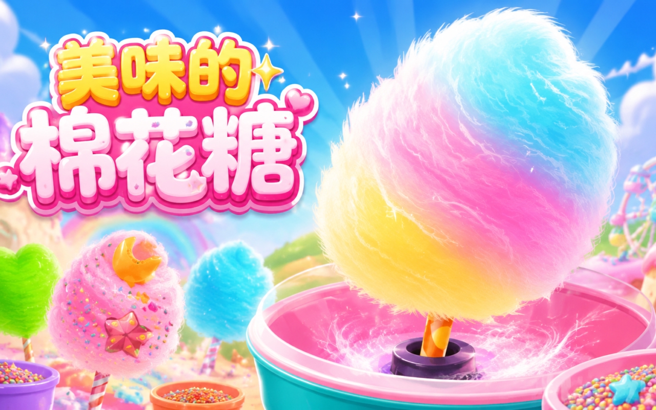 美味的棉花糖