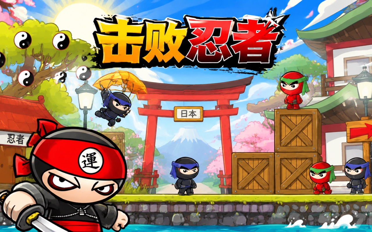 击败忍者