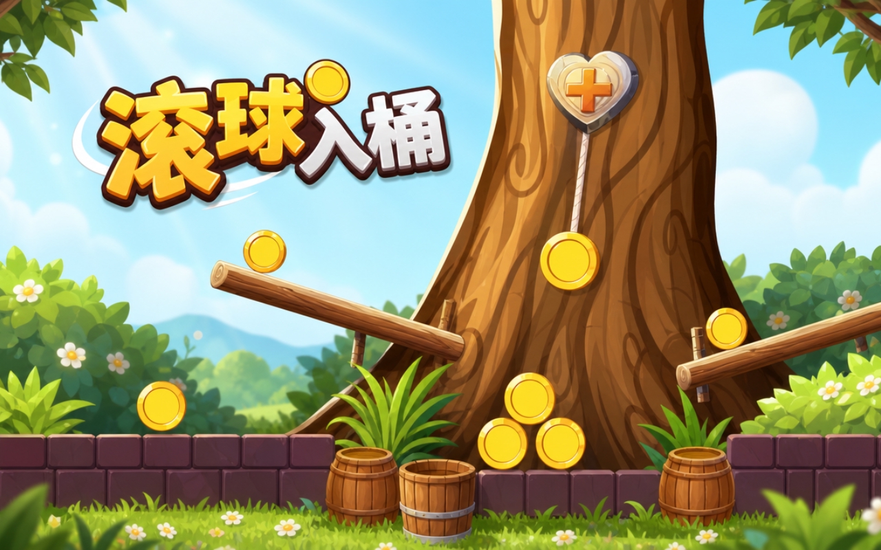 滚球入桶
