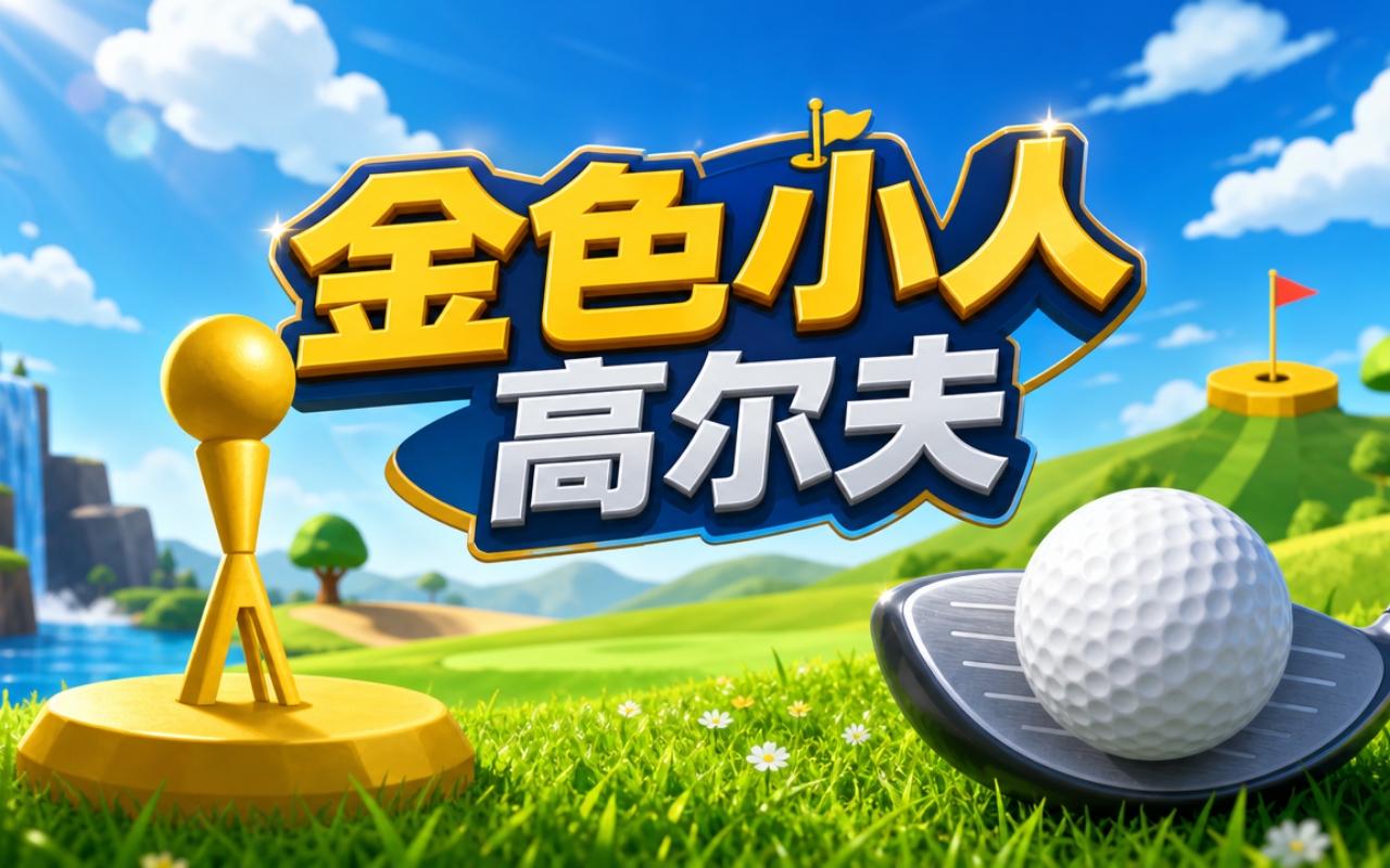 金色小人高尔夫