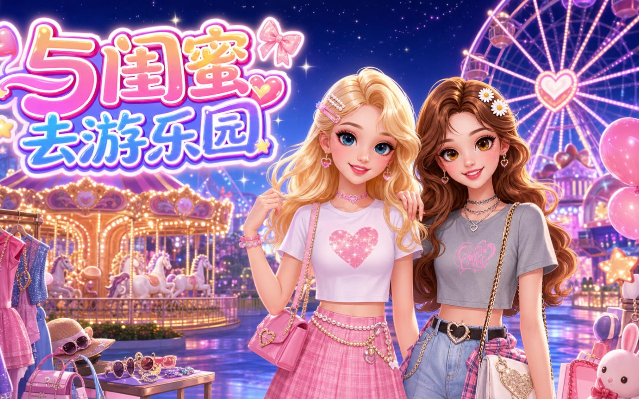 与闺蜜去游乐园