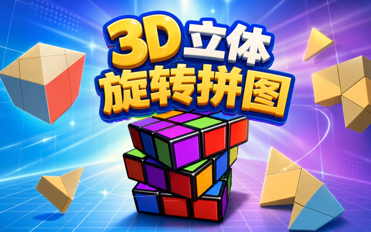 3D立体旋转拼图