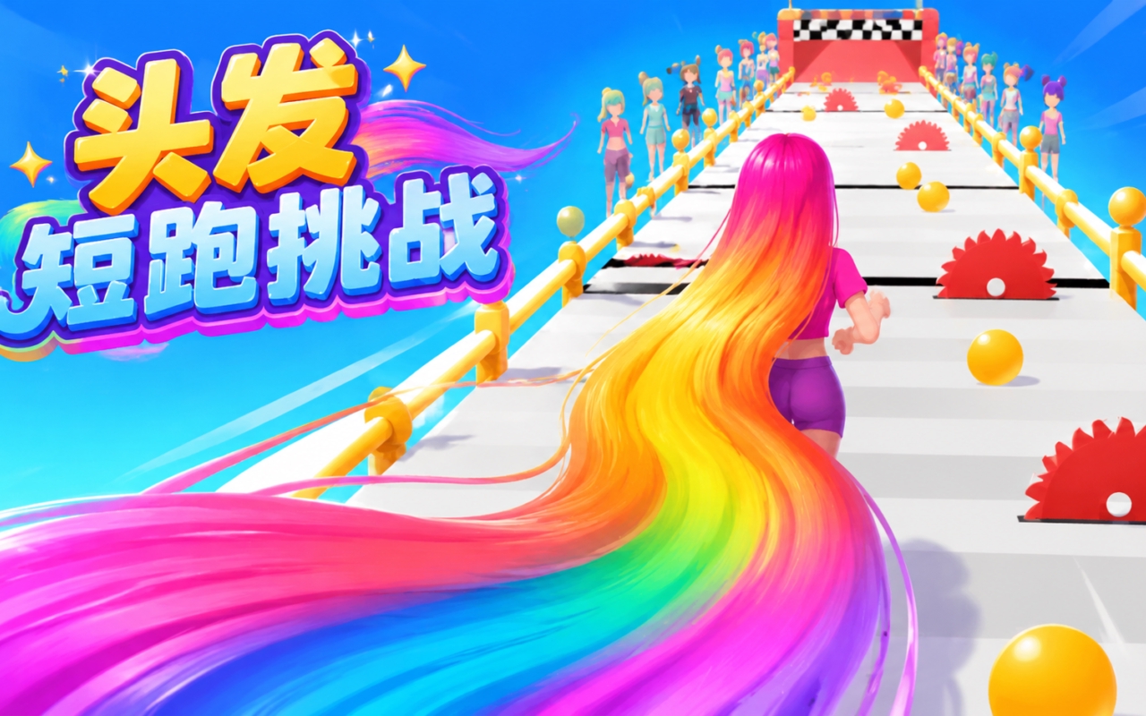 头发短跑挑战