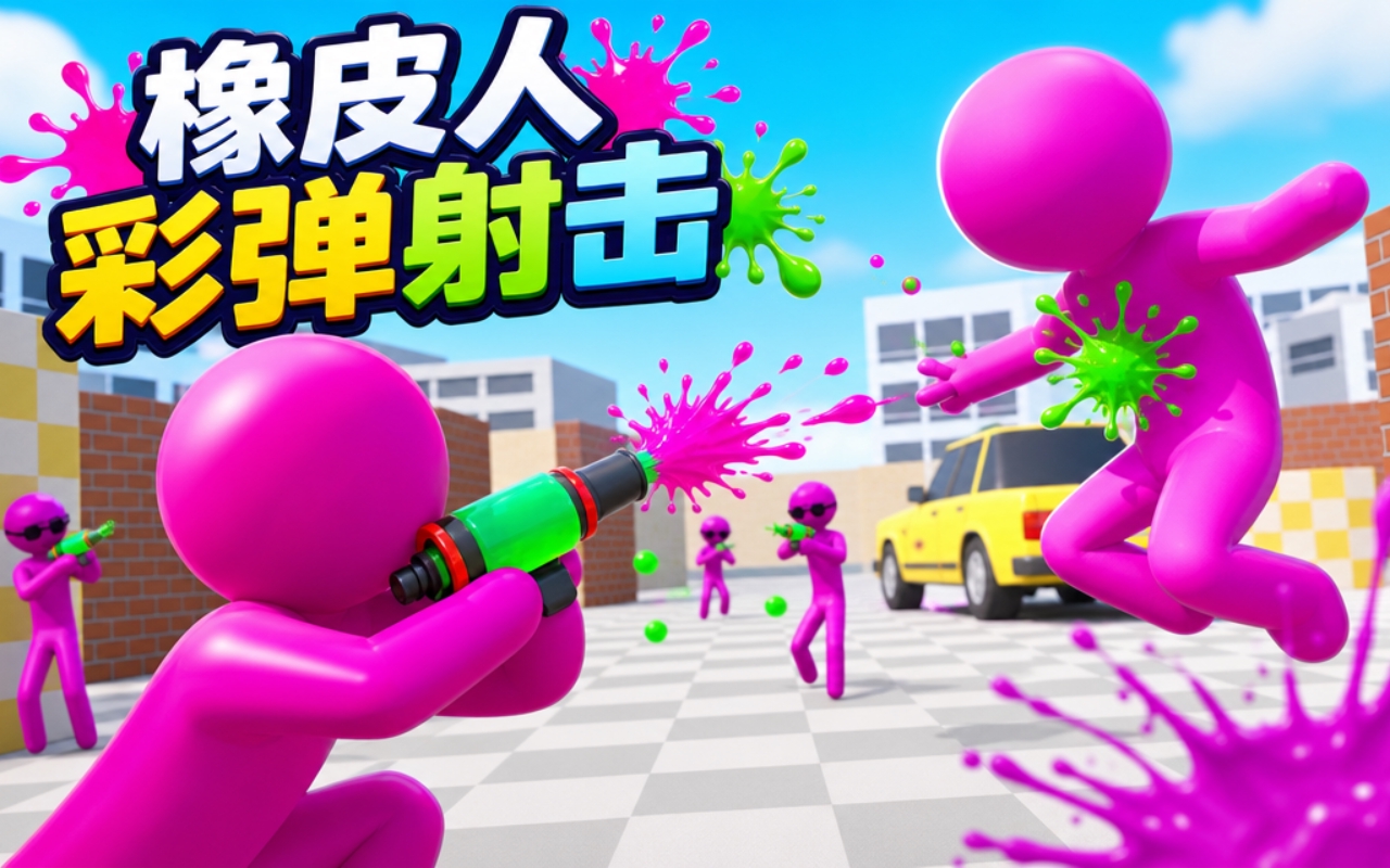 橡皮人彩弹射击