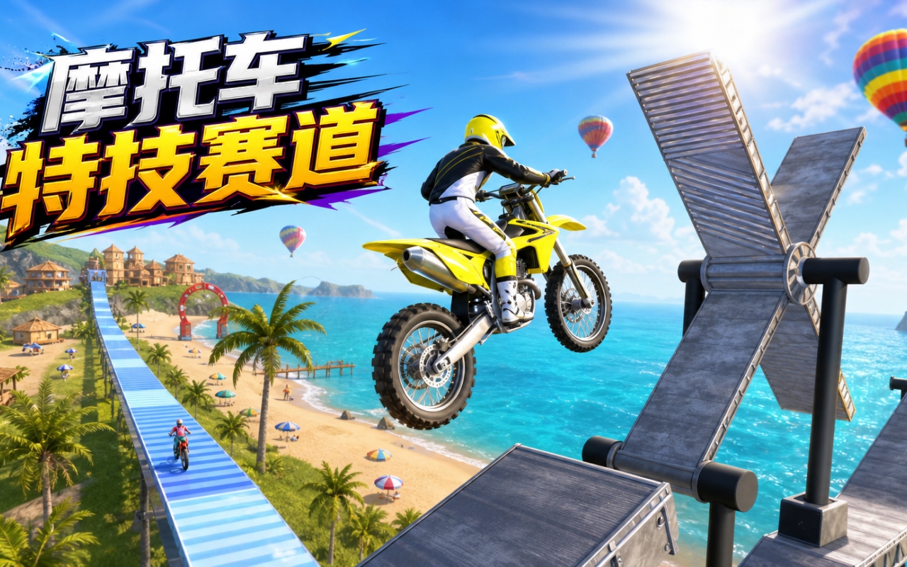 摩托车特技赛道