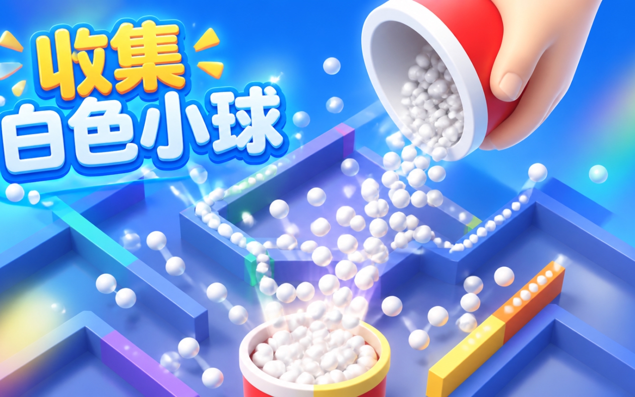 收集白色小球