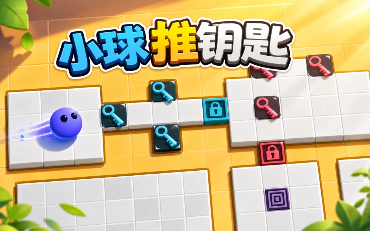 小球推钥匙