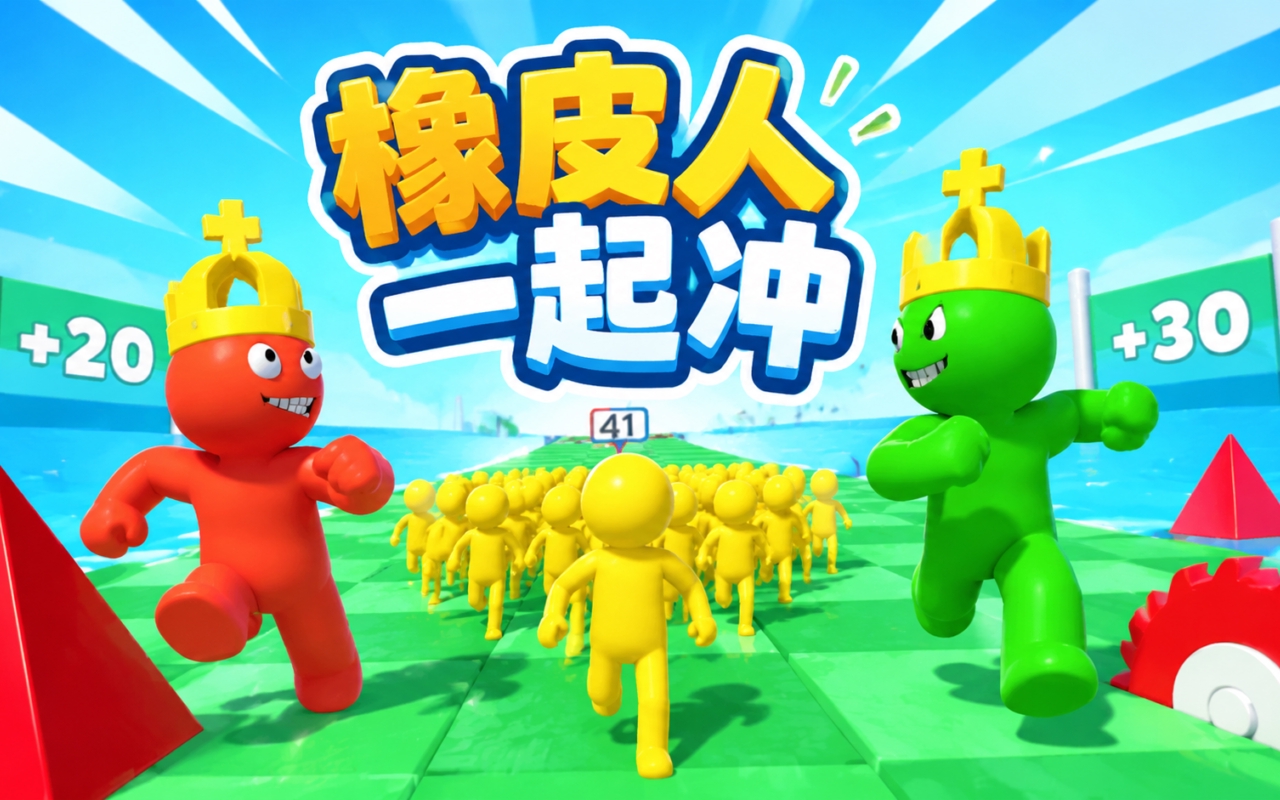 橡皮人一起冲
