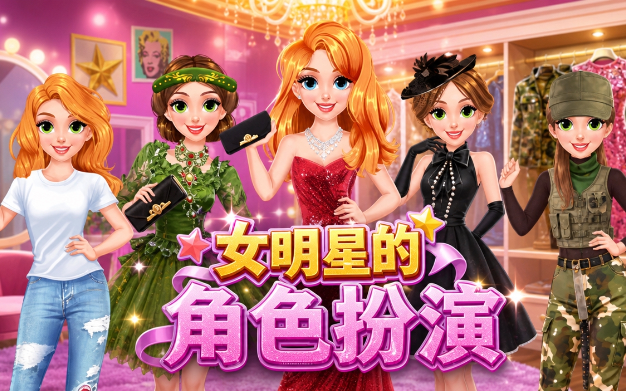 女明星的角色扮演