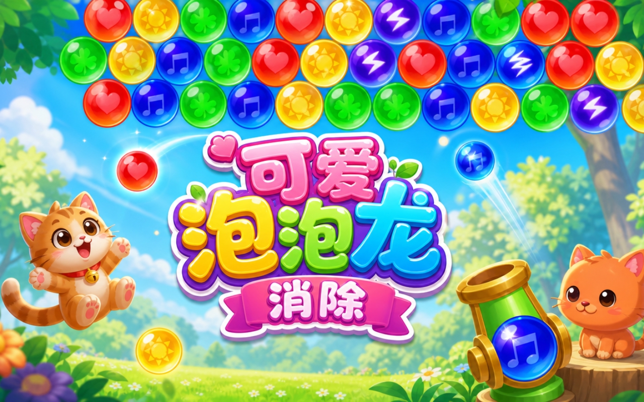 可爱泡泡龙消除