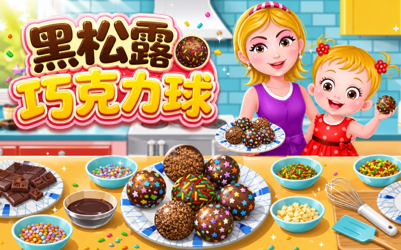 黑松露巧克力球