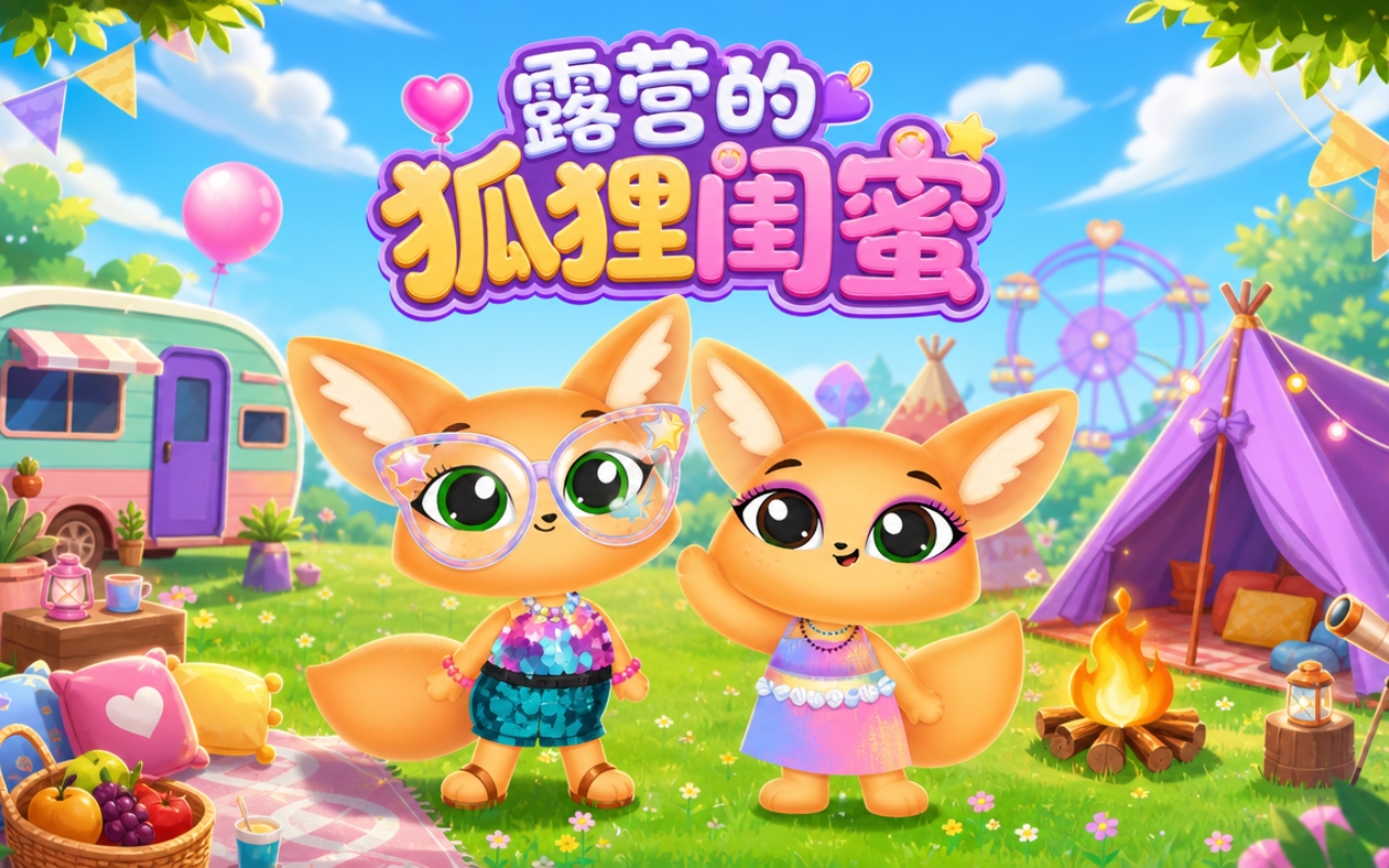 露营的狐狸闺蜜