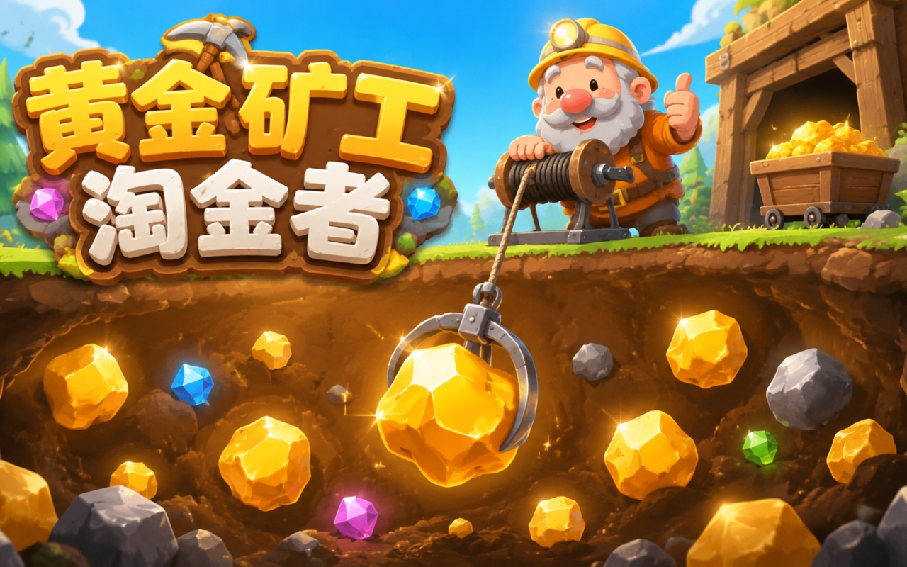黄金矿工淘金者