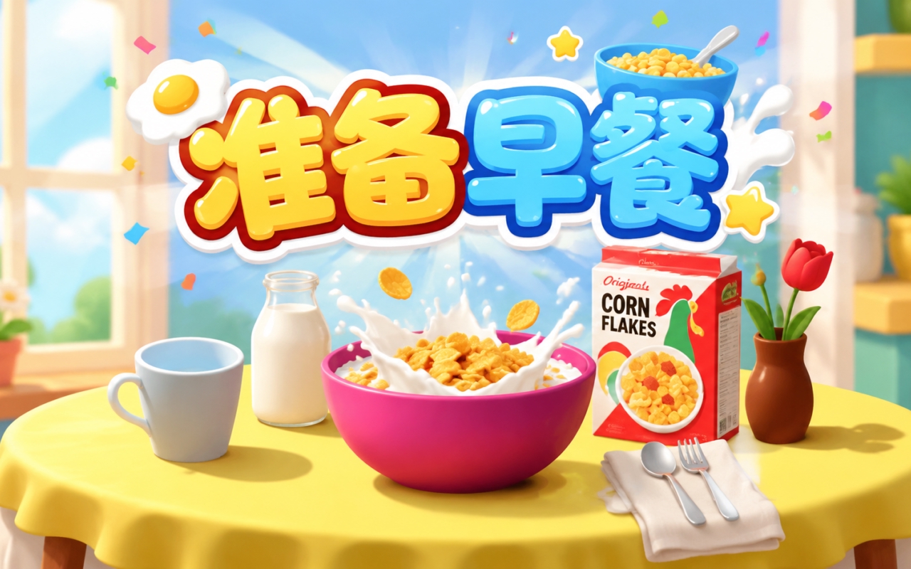 准备早餐