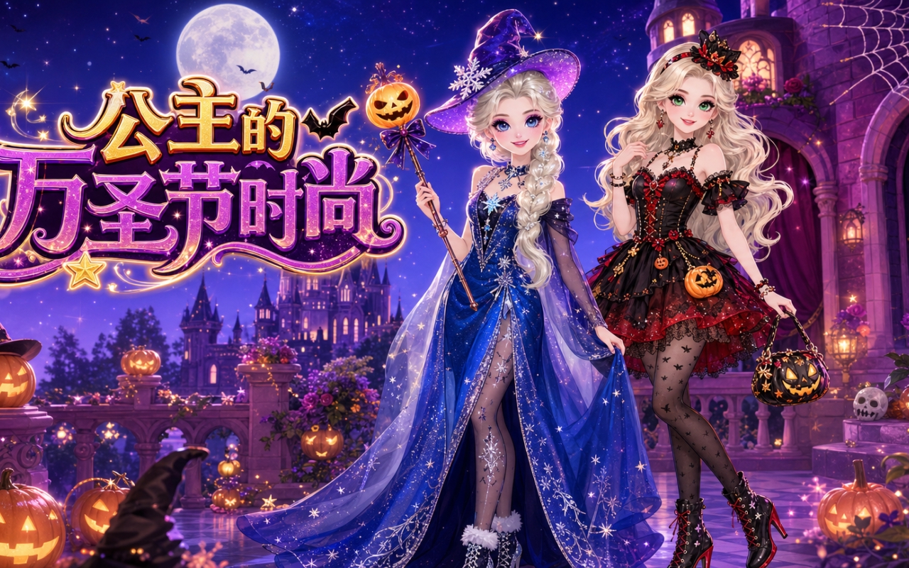 公主的万圣节时尚