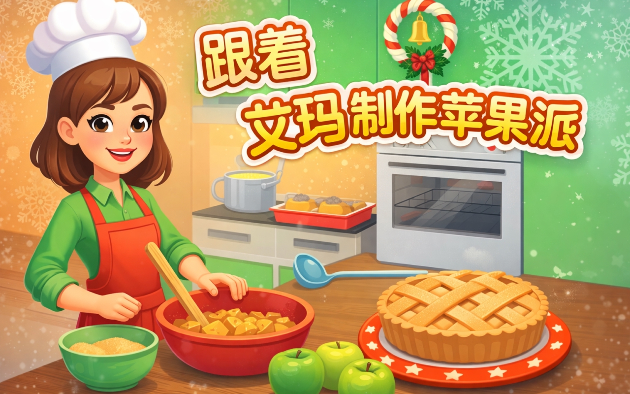 跟着艾玛制作苹果派