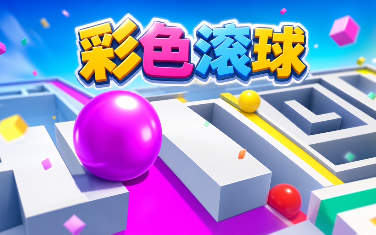 彩色滚球