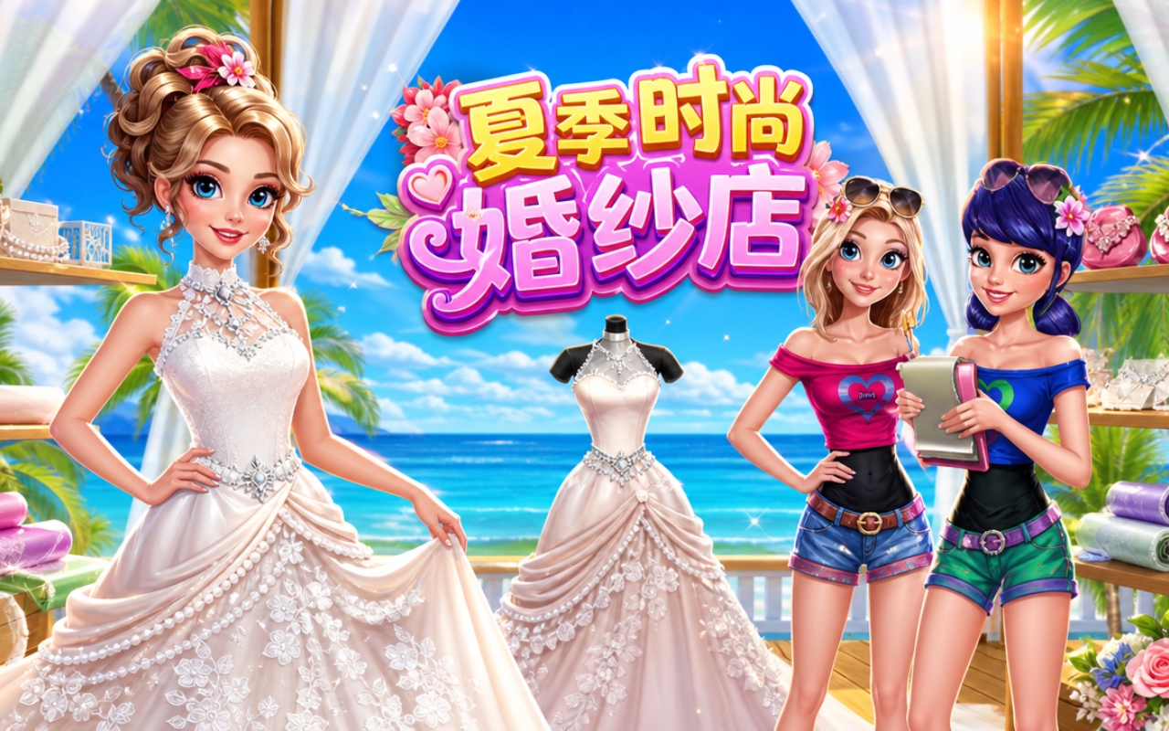 夏季时尚婚纱店